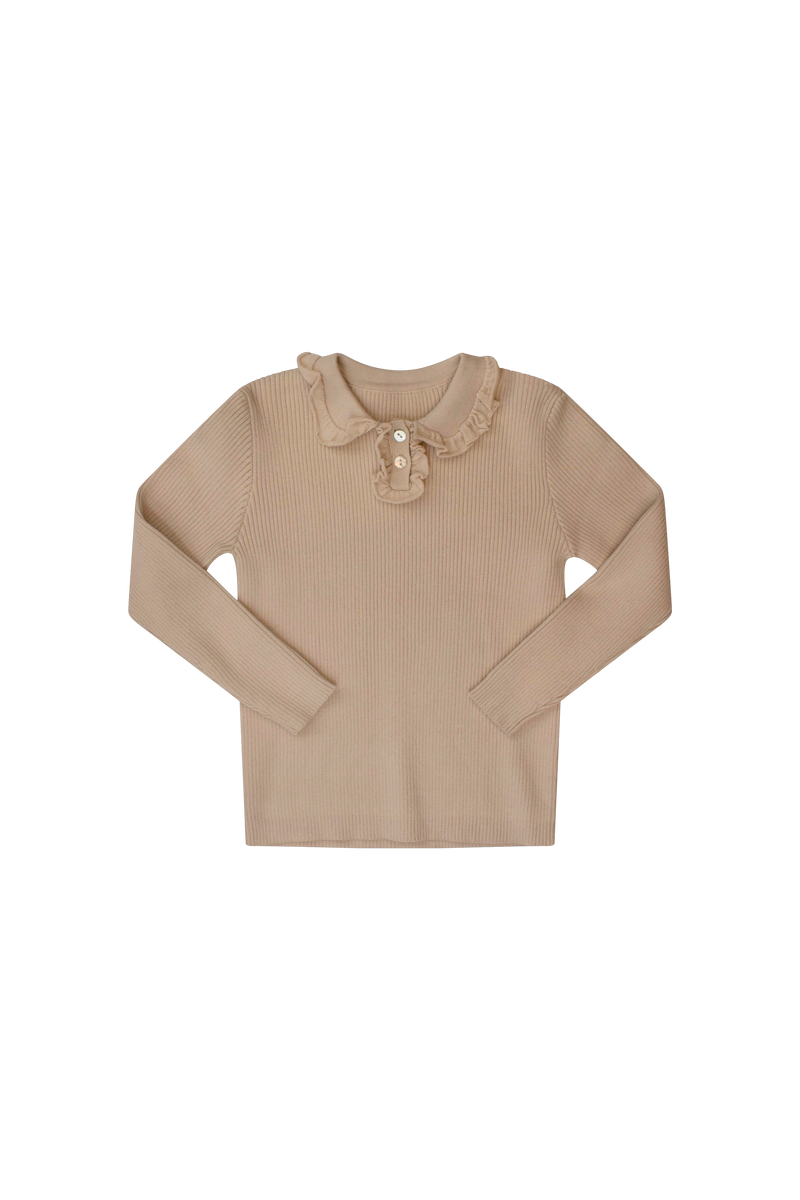 Kipp Ruffle Collar Sweater Petit Perfection