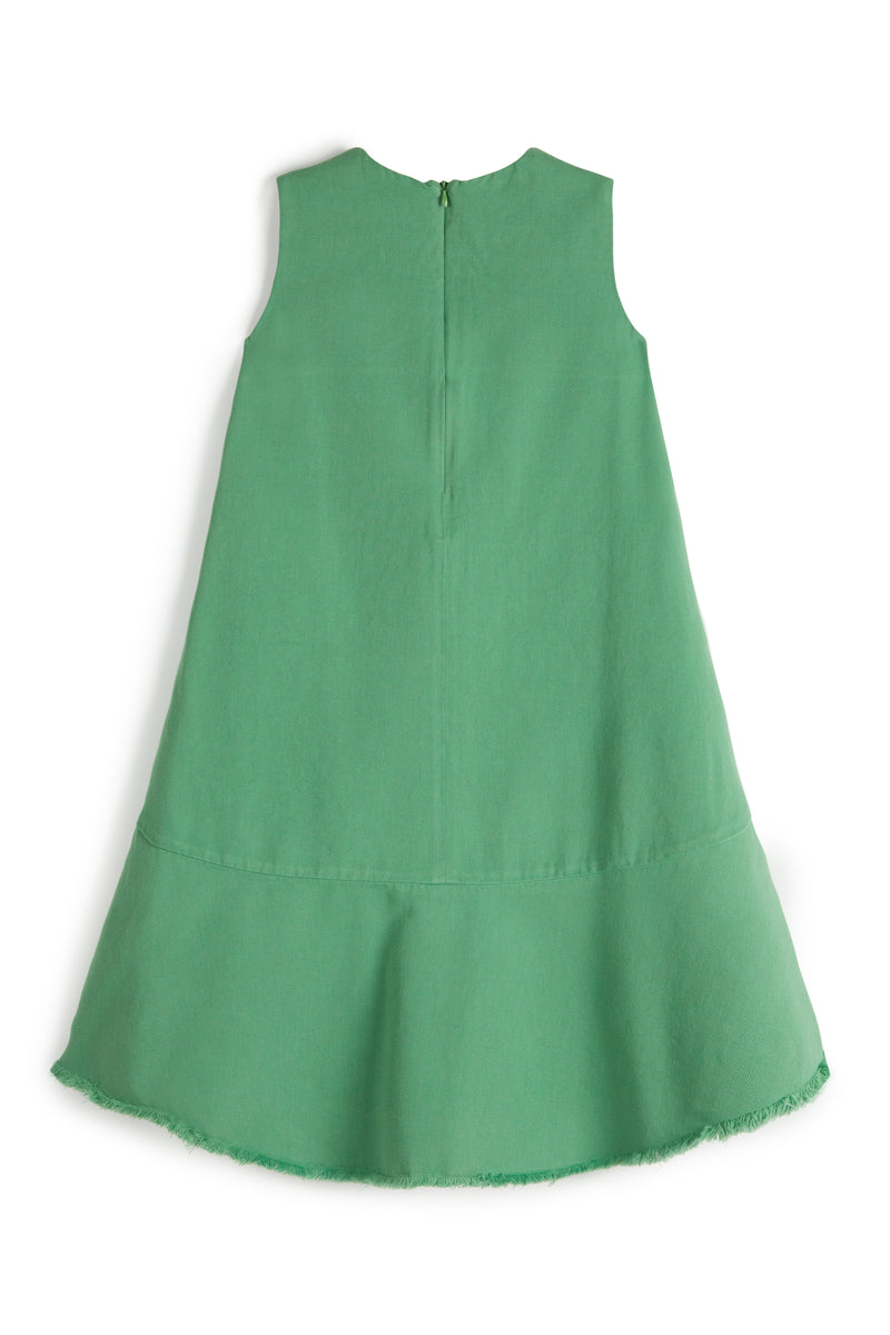 Wolf & Rita Stone Green Laura Dress – Petit Perfection